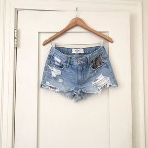 Abercrombie and Fitch embellished shorts
